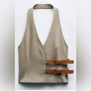 Tan and Brown Men's Bag